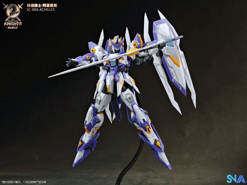 Сборная модель меха Aegis Knight Achilles SC-004 1/144 (The Round Table Knights) - SNAA HS001069 фото