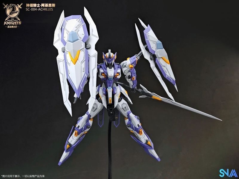 Сборная модель меха Aegis Knight Achilles SC-004 1/144 (The Round Table Knights) - SNAA HS001069 фото
