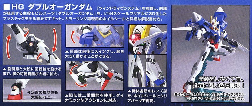 00 Gundam HG 1/144 (Mobile Suit Gundam 00) сборная модель - Bandai, Gunpla HS000875 фото