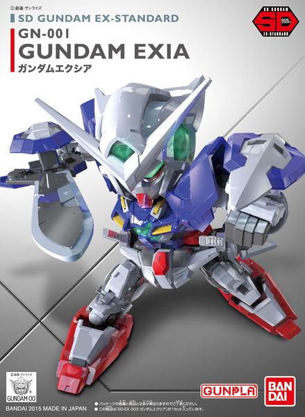 EX Standard EXIA Gundam SD (Bandai) збірна модель, Гандам аніме HS000199 фото