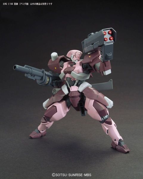 Збірна модель Hyakuren (Amida) HG 1/144 (Iron-Blooded Orphans) - Bandai, Gunpla HS001099 фото