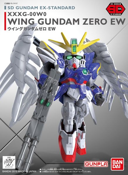 EX Standard Wing Gundam Zero EW SD (Bandai) збірна модель, Гандам аніме HS000200 фото