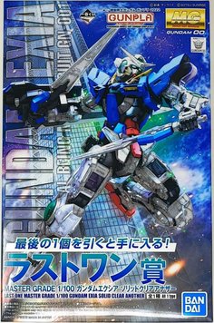 Exia Solid Clear Gundam MG 1/100 (Bandai), (Ichiban-Kuji Mobile Suit Gundam Gunpla 2022 A Prize) збірна модель, Гандам аніме HS000552 фото