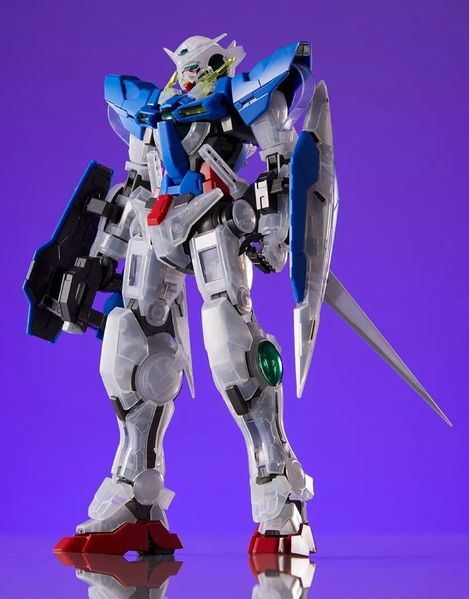 Exia Solid Clear Gundam MG 1/100 (Bandai), (Ichiban-Kuji Mobile Suit Gundam Gunpla 2022 A Prize) збірна модель, Гандам аніме HS000552 фото