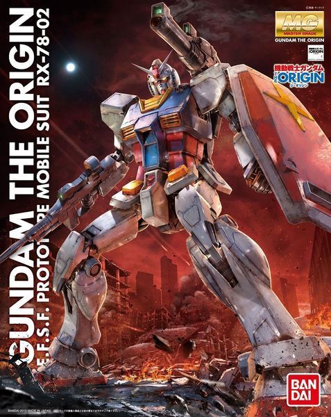 Збірна модель RX-78-02 Gundam The Origin MG 1/100 - Bandai HS000513 фото