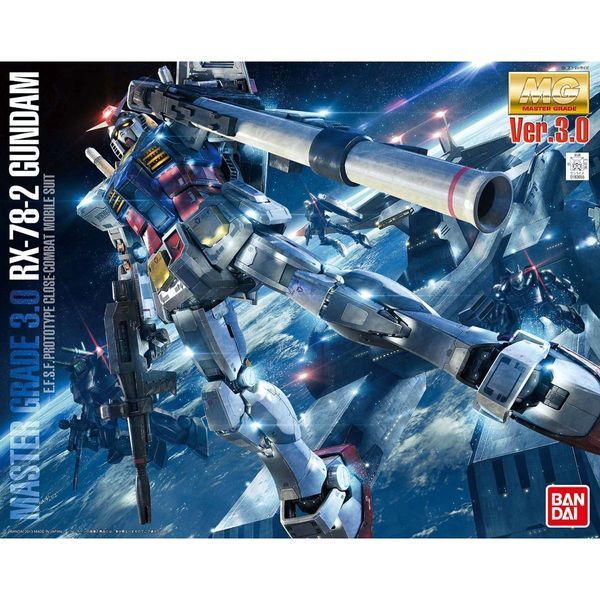 RX-78-2 Gundam Ver 3.0 MG 1/100 (Mobile Suit Gundam) збірна модель - Bandai, Gunpla HS000161 фото