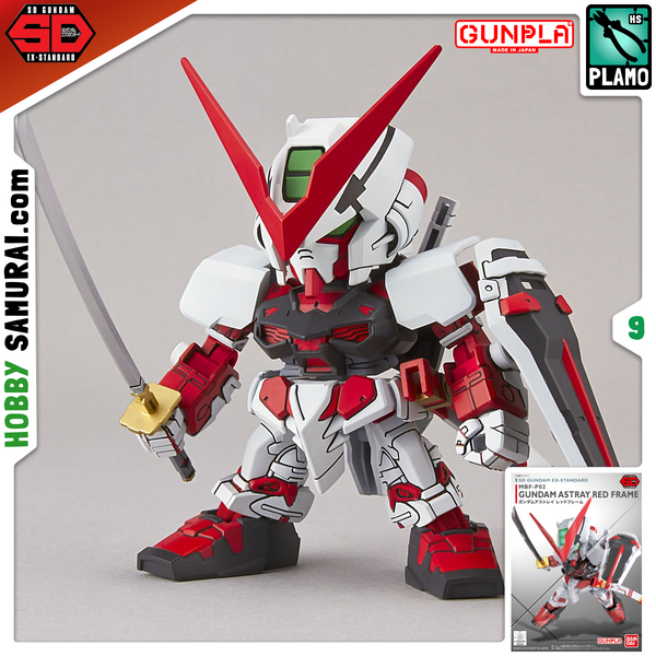 Astray Red Frame Gundam SD (Bandai) збірна модель, Гандам аніме HS000247 фото